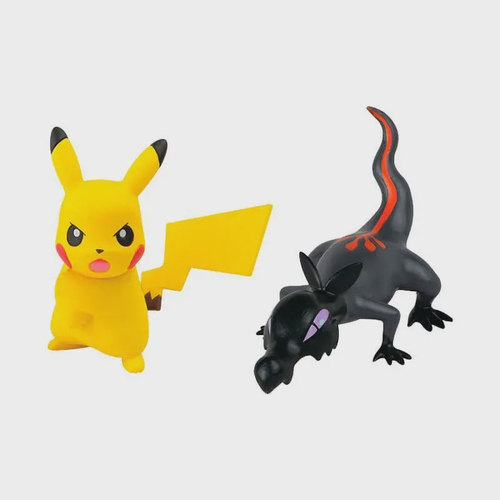 Boneco Pokémon Action Figure 2 - Salandit + Pikachu TOMY/Sunny em