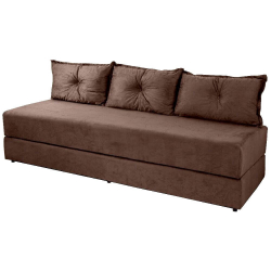 Sofanete Sofá de 3 lugares Sofá Cama de Casal Bicama em Suede Marrom é boa?