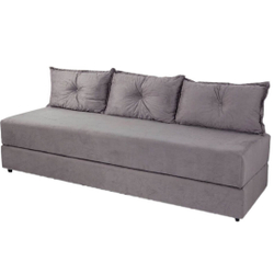 Sofá Cama Bicama 3 Lugares Casal Sofanete Suede cinza é boa?