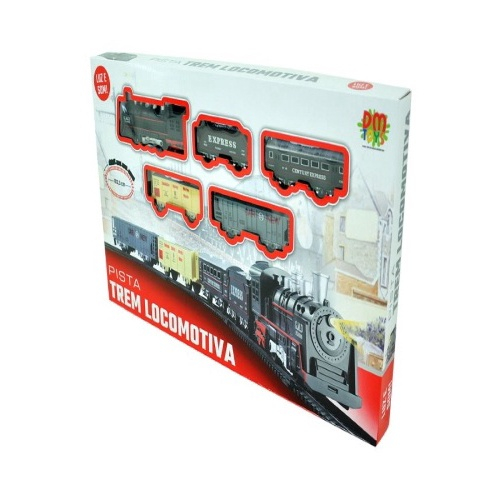 Ferrorama Locomotiva Trilhos Trem Expresso Animais Brinquedo Infantil  Presente - Art Brink no Shoptime