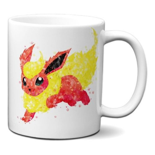 Caneca Flareon Pokémon Go Evolução Eevee Presente Nerd em Promoção na  Americanas