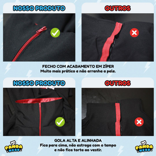 Kit Capa Akatsuki+kunai+bandana Shuriken-naruto Itachi B Kit Capa Akatsuki+kunai+bandana Shuriken-naruto Itachi B