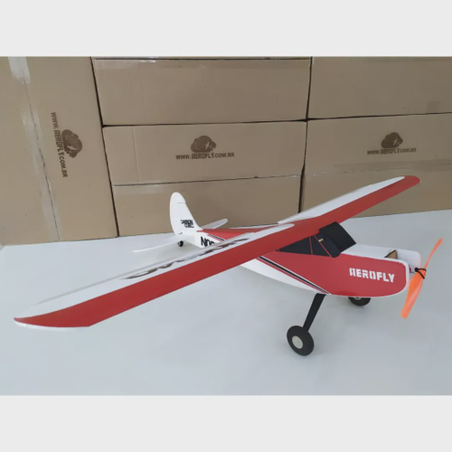 Aeromodelo Piper Avião De Controle Remoto Trainer 4ch Kit 4