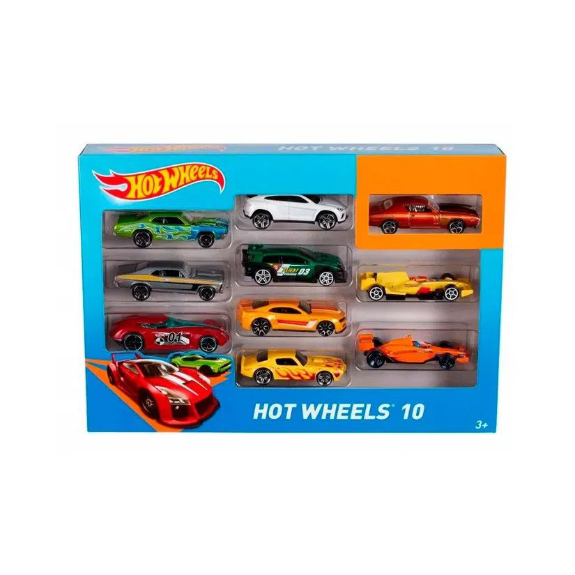 Hot Wheels Pacote de 10 Carros Sortidos - Mattel em Promoção na Americanas