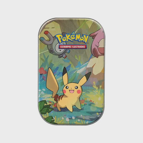 Pokémon tcg: Mini Latas Poder de Kanto - Charizard + Pikachu e Vulpix +  Mewtwo + Dragonite + Mew e Psyduck em Promoção na Americanas