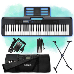 Kit Teclado Casio Tone CT-S300 Musical Digital 61 Teclas Completo Com Pedal Menor preço em Kit Teclado Casio Tone CT-S300 Musical Digital 61 Teclas Completo Com Pedal