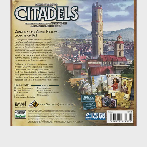 Citadels (2ª Edição Revisada) Jogo de Tabuleiro