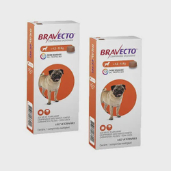Combo Antipulgas E Carrapatos Bravecto Para Cães De 4,5 A 10kg - 2 Comprimidos- Msd Menor preço em Combo Antipulgas E Carrapatos Bravecto Para Cães De 4,5 A 10kg - 2 Comprimidos- Msd