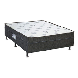 Cama Box Conjugado Union Spring Casal Ortobom - (138x188x43) - Branco Menor preço em Cama Box Conjugado Union Spring Casal Ortobom - (138x188x43) - Branco