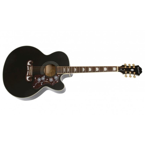 Epiphone Ej 200 Ce Gold Preto 