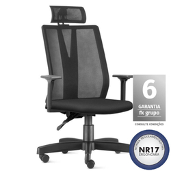 Cadeira Giratória Ergonômica Escritório Presidente Telada Addit Menor preço em Cadeira Giratória Ergonômica Escritório Presidente Telada Addit