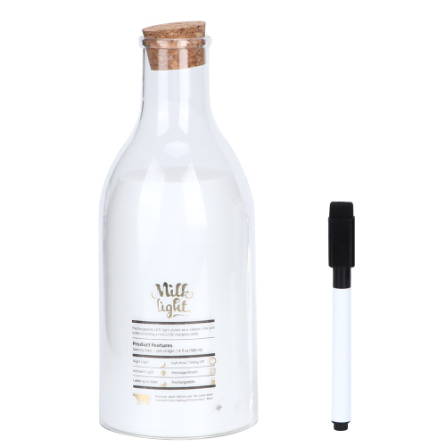 Usb Charging Led Night Light 5v Portable Milk Bottle Shape Bed Besided Lamp Innovative Cute Transparant Cool White For Indoor Bedroom Liv Em Promoção Ofertas Na Americanas Usb Charging Led Night Light 5v, Milk Bottle Desk Lamp