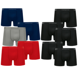 Kit Dia dos Pais C/10 Cuecas Boxer Selene sem costura Original Menor preço em Kit Dia dos Pais C/10 Cuecas Boxer Selene sem costura Original