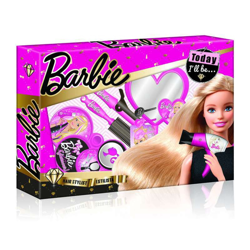 Barbie Hairstylist Gift Set Com Acessórios De Beleza Material