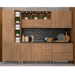 Cozinha Modulada Lira 5 Peças Carvalho Americano - Moveis Arapongas é boa?