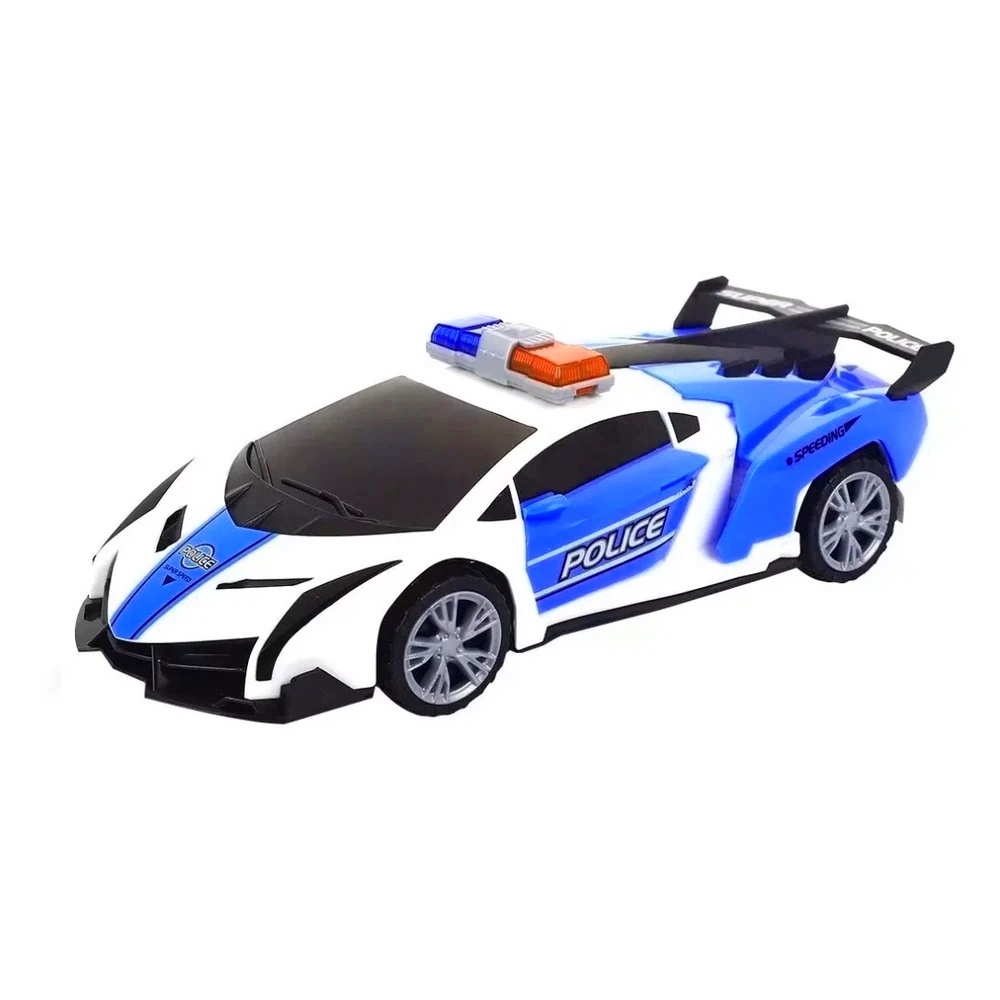 Carro da polícia infantil carro esportivo carro carro modelo de carro som e  luz elétrica universal polícia carro menino gift corrida