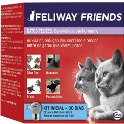 Feliway Friends Completo com Difusor - 48 ml Menor preço em Feliway Friends Completo com Difusor - 48 ml