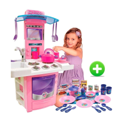Cozinha Big Star Infantil Pia Sai Água Completa Menor preço em Cozinha Big Star Infantil Pia Sai Água Completa