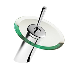 Torneira Cascata Baixa Bica Cromada e Vidro com Misturador Monocomando Ref 10115 é boa?
