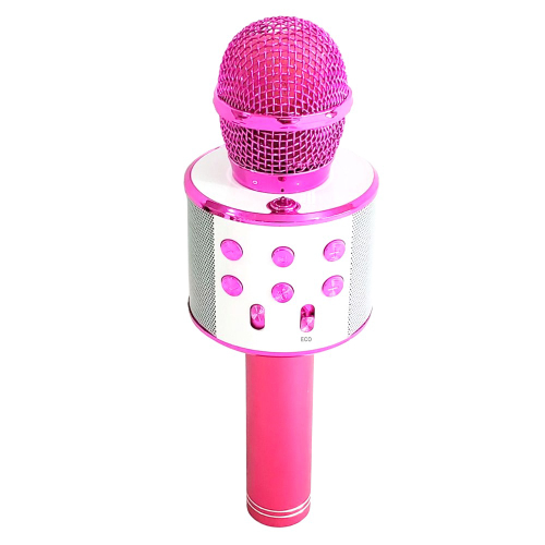 Karaoke Microfone Bluetooth Rosa Sem Fio - Smartek