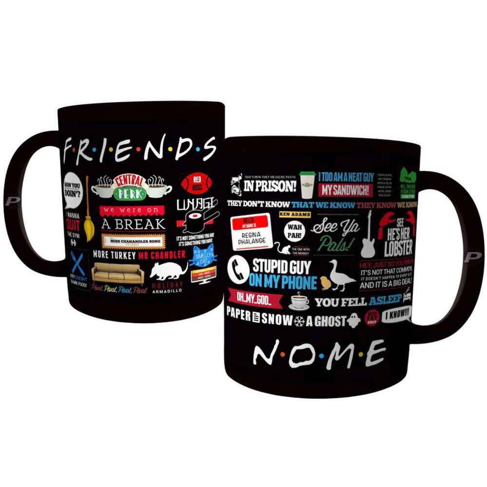 CANECA PRESENTE PARA AMIGO DA SÉRIE FRIENDS PERSONALIZADO