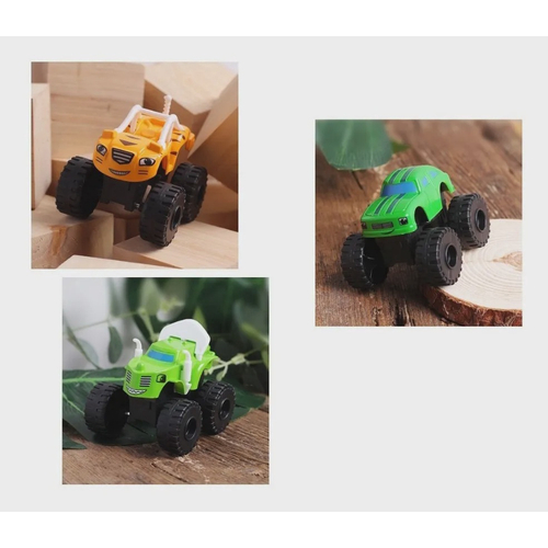 Kit Blaze Monster Machines 6 Carrinhos Fricção Barato Super Oferta no  Shoptime