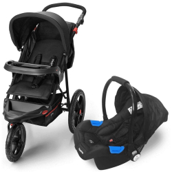 Carrinho de Bebê com Bebê Conforto Fisher Price 3 Rodas Expedition ts Até 15Kg Preto - BB587 Menor preço em Carrinho de Bebê com Bebê Conforto Fisher Price 3 Rodas Expedition ts Até 15Kg Preto - BB587