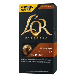 Capsula de Cafe Espresso Lungo Estremo 52g cx 10 un Lor Menor preço em Capsula de Cafe Espresso Lungo Estremo 52g cx 10 un Lor