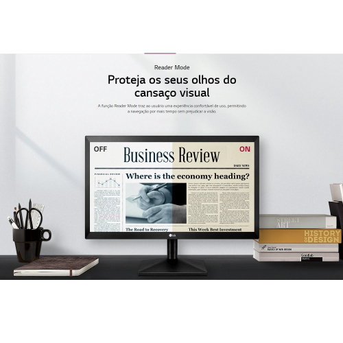 Monitor Lg 19,5 Led Hd 20Mk400H-B Hdmi D-Sub-Vesa Preto Em Promoção ...