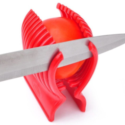 Cortador De Tomate Em Rodelas Cor Vermelho Menor preço em Cortador De Tomate Em Rodelas Cor Vermelho