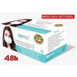 Máscara Cirúrgica Tripla Com Antiviral (48 Horas de Duração) - Descartável Menor preço em Máscara Cirúrgica Tripla Com Antiviral (48 Horas de Duração) - Descartável