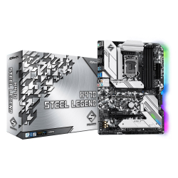 Placa Mãe AsRock H470 Steel Legend atx lga 1200 DDR4 - 90-MXBCK0-A0UAYZ Menor preço em Placa Mãe AsRock H470 Steel Legend atx lga 1200 DDR4 - 90-MXBCK0-A0UAYZ