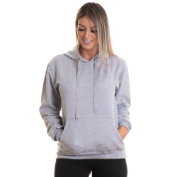 Moletom casaco de frio blusa lisa ótima qualidade produto novo cinza é boa?
