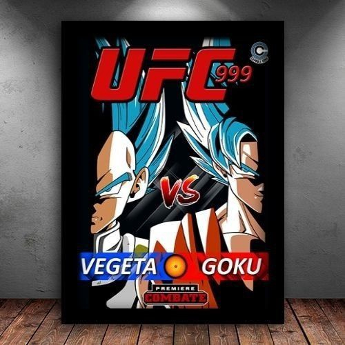 Quadro Decorativo Desenho Dragon Ball Z Goku