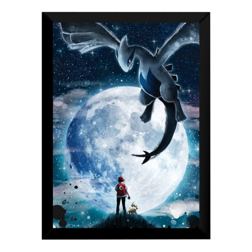 Quadro Pokemon (fundo azul)