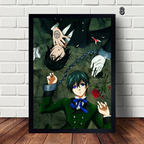 Ciel Phantomhive Kuroshitsuji Black Butler Anime Manga Poster for