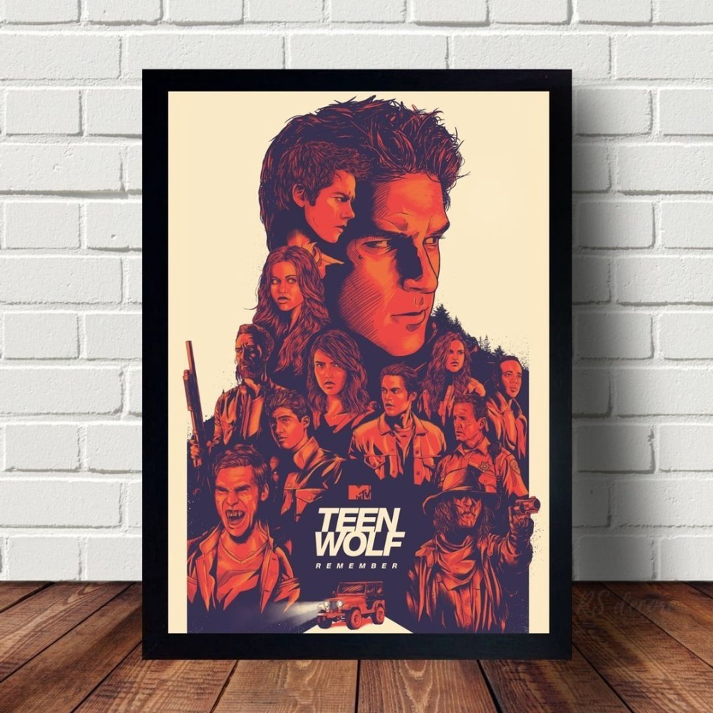 Quadro Da Série Teen Wolf A3 em Promoção na Americanas