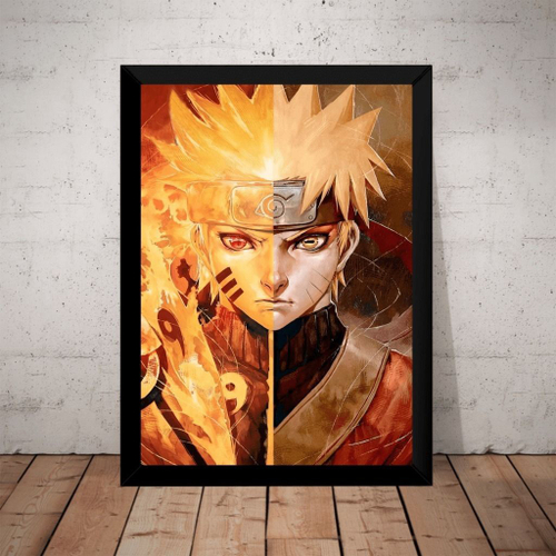 Quadro decorativo Naruto Anime Personagem Art Desenho para sala quarto em  Promoção na Americanas