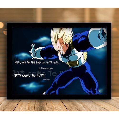 Quadro Decorativo Personagens Desenho Dragon Ball Z