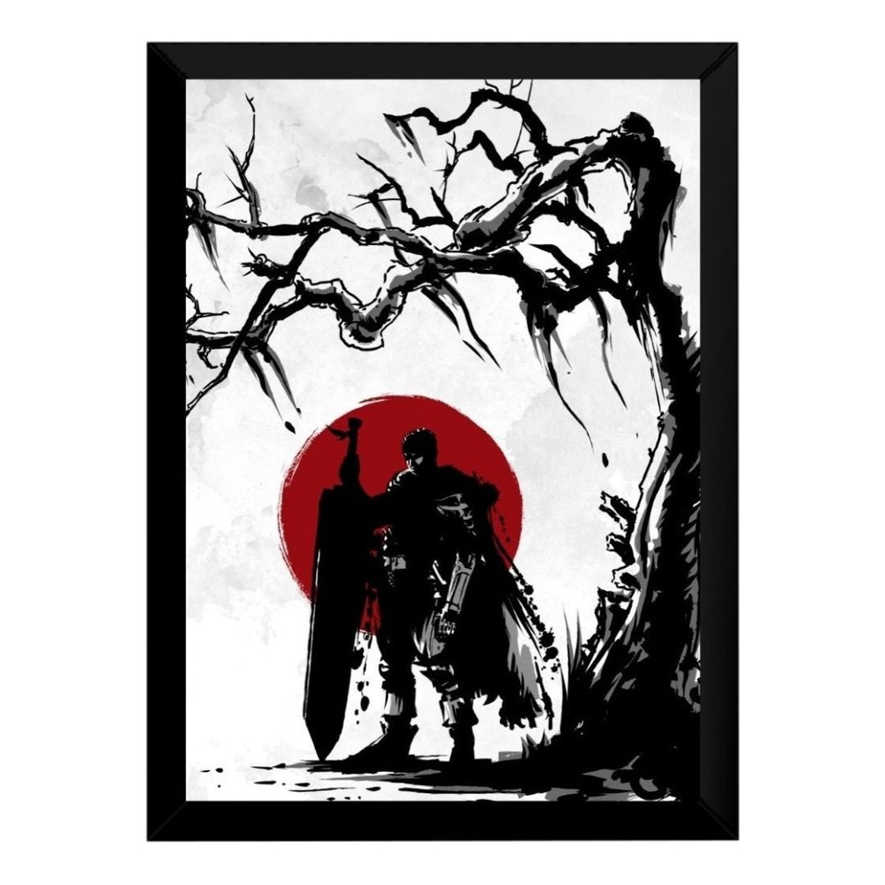 Quadro Decorativo A4 Anime Berserk