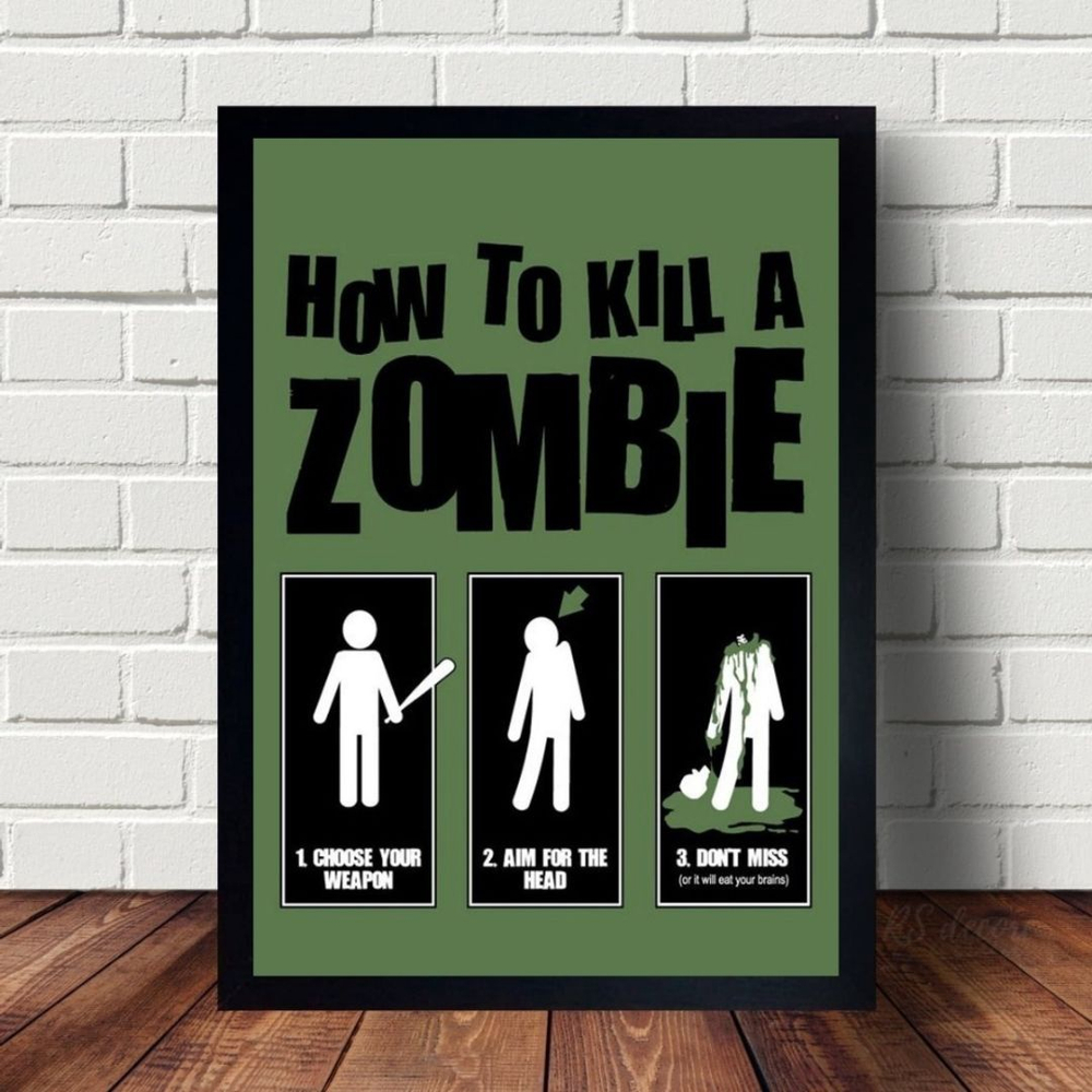 Quadro The Walking Dead Serie Fox Zumbi