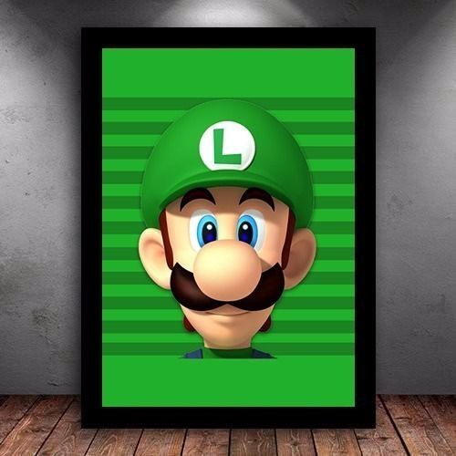 Pintura por números sobre tela do jogo Super Mario Bros (Sega