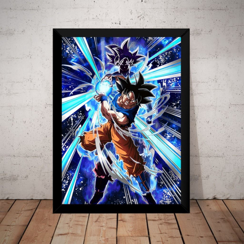 Quadro Decorativo Goku Instinto Superior Completo