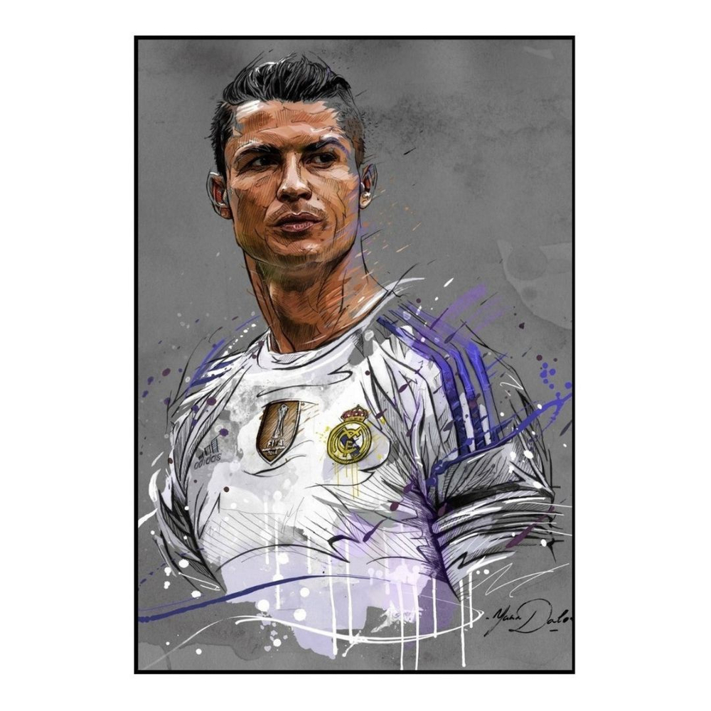 Placas Quadros Decorativos Do Cristiano Ronaldo Cr7 em Promoção na