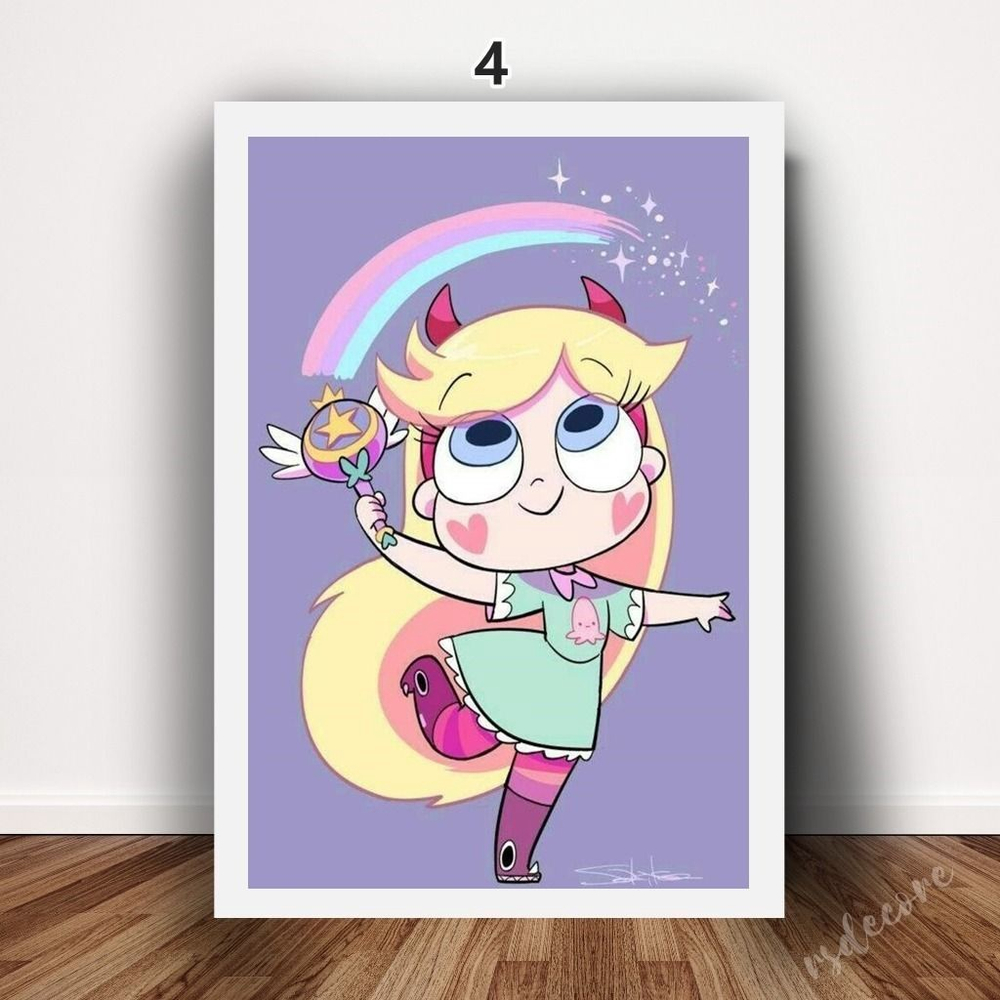 Quadro Poster Do Anime Star X Forças Do Mal Infantil 33 X 43 em Promoção na  Americanas