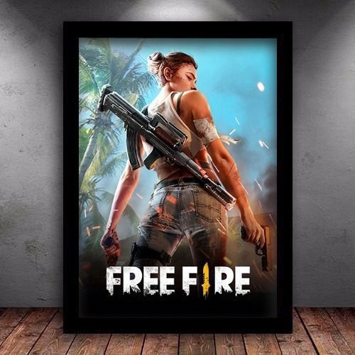 Quadrinho decorativos,free fire, Quadrinhos free fire jogo, Quadro