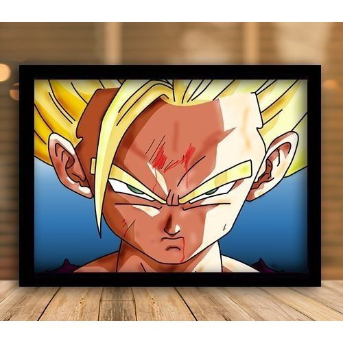 Quadro Decorativo Personagens Desenho Dragon Ball Z