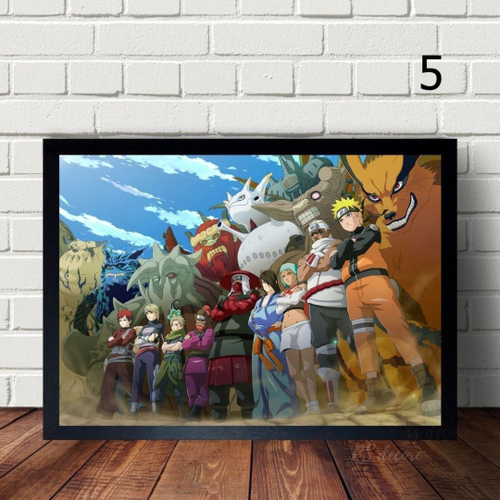 Quadro Decorativo Poster Naruto Shippuden Desenho Anime em Promoção na  Americanas