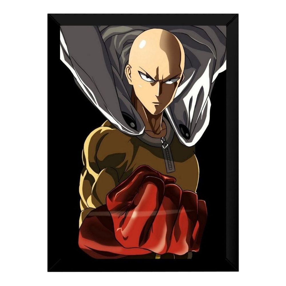 Quadros decorativo anime one punch man capítulo 166 mdf