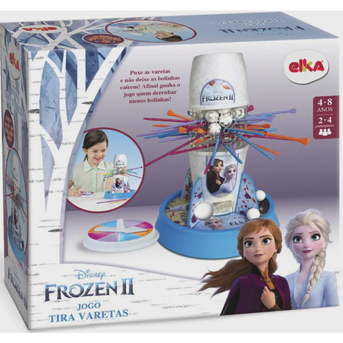 Jogo Tira Pega Varetas Frozen 2 Menina Raciocínio Equilíbrio Brinquedo Novo  Azul Divertido Infantil na Americanas Empresas